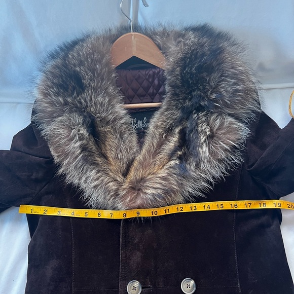 Vintage Penny Lane Suede and Fur Jacket - Picture 10 of 16